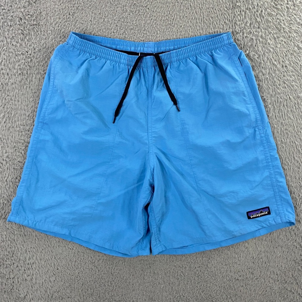 Patagonia Baggies Long Shorts 7" Mens S Drawstring‎ Mesh Lined Swim Trunks
